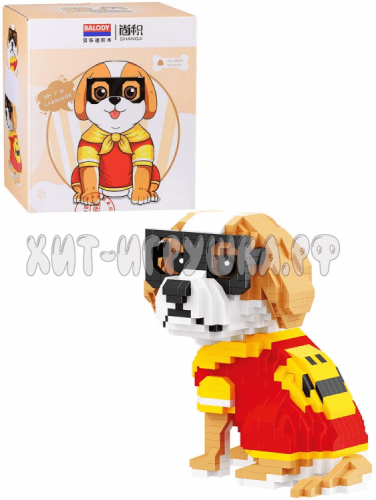 Конструктор 3D из миниблоков DOG Спаниель 963 дет. 18393, 18393