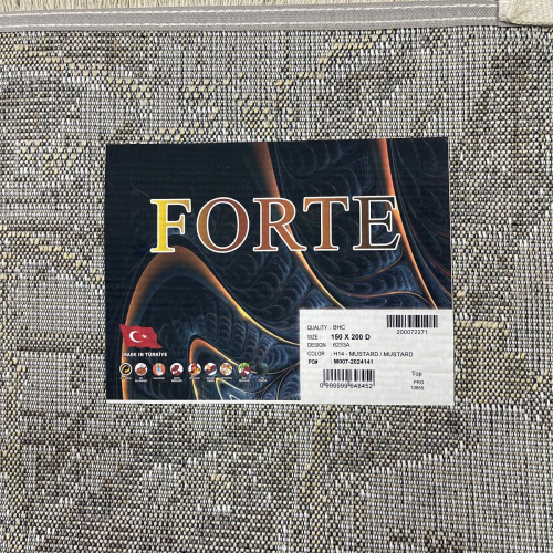 Ковер Forte 6233A_MUSTARD_MUSTARD