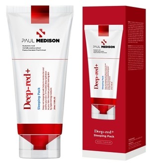 PAUL MEDISON Deep-red Sleeping Pack Ночная маска для лица с гиалуроновой кислотой и экстрактом центеллы азиатской 211мл