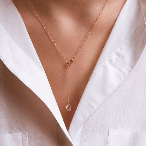 1070121 - Колье из золота с бриллиантами