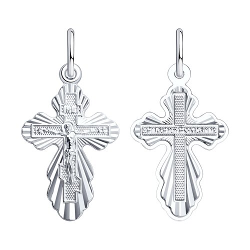 94120128 - Серебряный нательный крестик