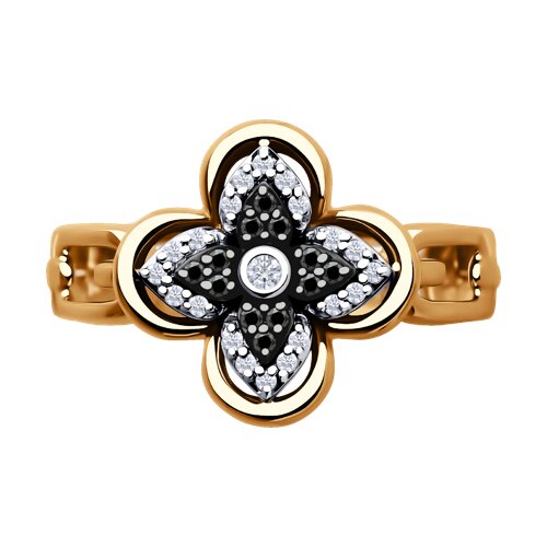 7010144 - Кольцо из золота с бриллиантами