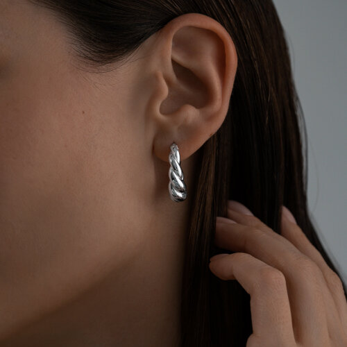 94024330 - Серьги из серебра