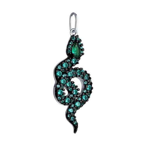 94032761 - Подвеска из серебра с фианитами