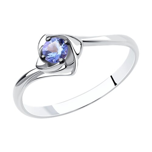 6014067 - Кольцо из белого золота с танзанитом