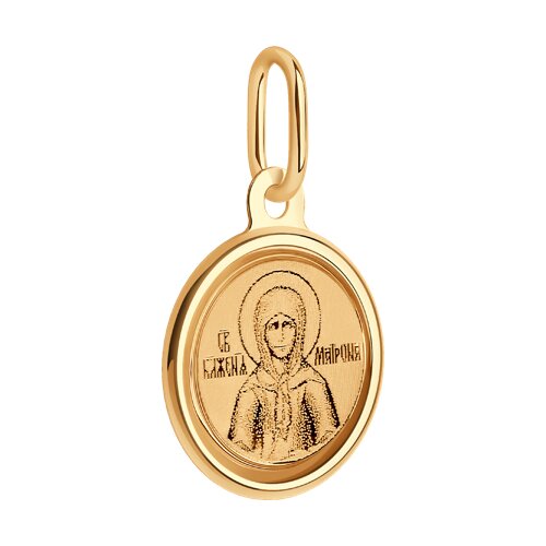 103997 - Иконка из золота с лазерной обработкой