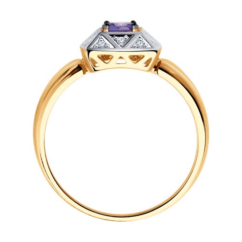 6014048 - Кольцо из золота с бриллиантами и танзанитом