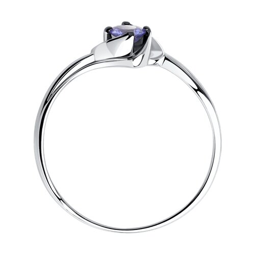 6014067 - Кольцо из белого золота с танзанитом