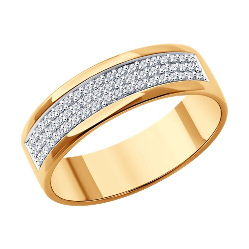 1012616 - Кольцо из золота с бриллиантами