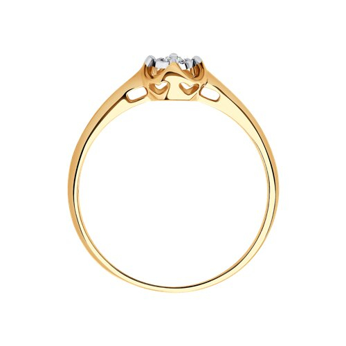1011076 - Помолвочное кольцо из золота с бриллиантом