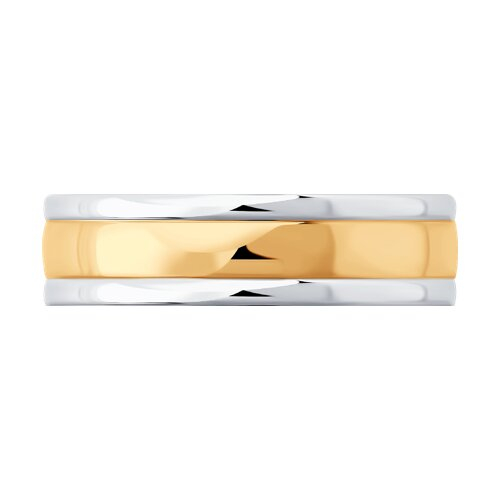 110164 - Обручальное кольцо из комбинированного золота
