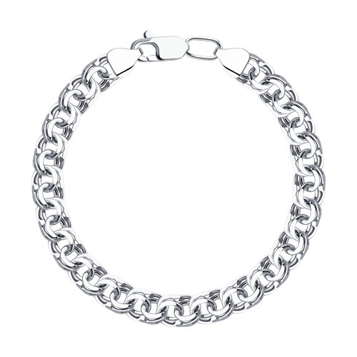 965141204 - Браслет из серебра с алмазной гранью