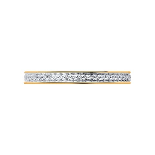 93010750 - Кольцо из золочёного серебра с фианитами