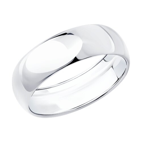 94110035 - Обручальное кольцо из серебра