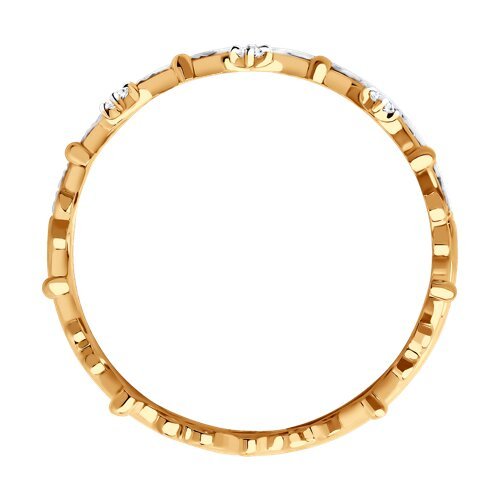 1011448 - Кольцо из золота с бриллиантами