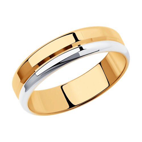 94110028 - Обручальное кольцо из золочёного серебра