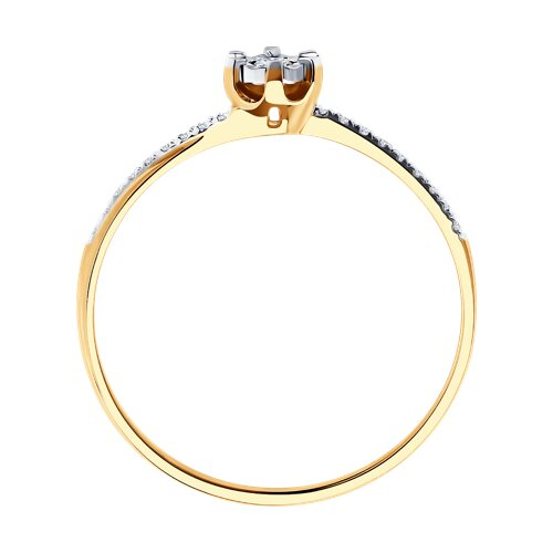 1011408 - Помолвочное кольцо из золота с бриллиантами