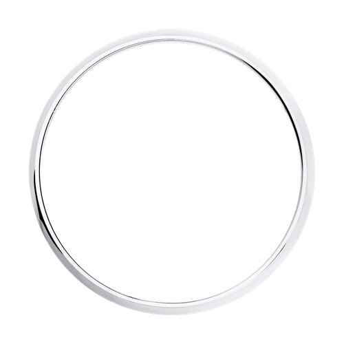110062 - Классическое обручальное кольцо из белого золота