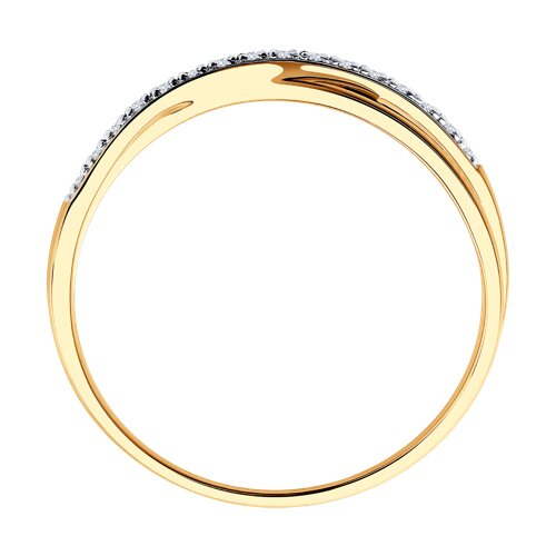 1011917 - Кольцо из золота с бриллиантами