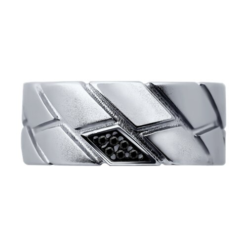 94-110-02157-1 - Кольцо из серебра с фианитами