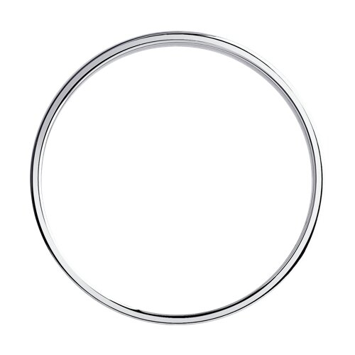 110201 - Обручальное кольцо из белого золота
