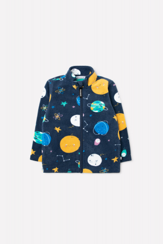ФЛ 34025/н/29 ГР (темный морской, космические приключения) Куртка детская