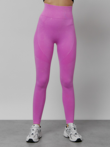 Легинсы для фитнеса женские розового цвета 1002R