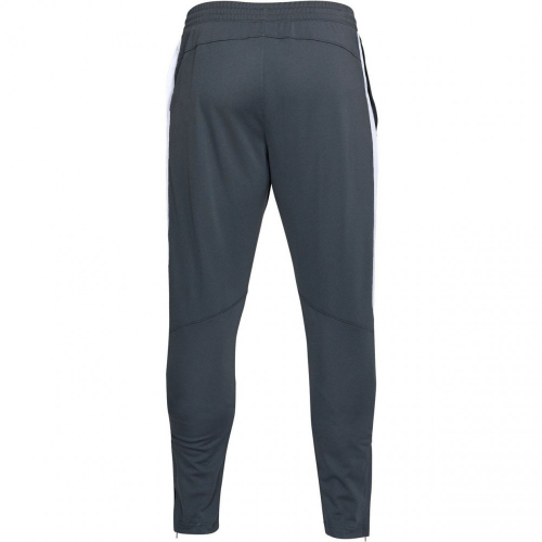 Брюки мужские SPORTSTYLE PIQUE TRACK PANT Stealth Gray /  / White, Under Armour