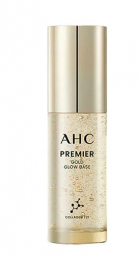 Основа под макияж осветляющая с коллагеном и золотом AHC Premier Gold Glow Base