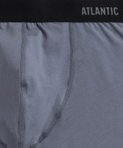 Мужские трусы-шорты Atlantic, 1 шт. в уп., серые, MH-186