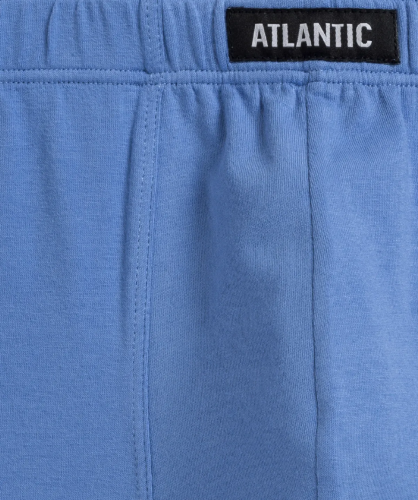 Мужские трусы шорты Atlantic, набор из 5 шт., хлопок, темно-синие + темно-голубые + голубые + небесно-голубые, 5SMH-002