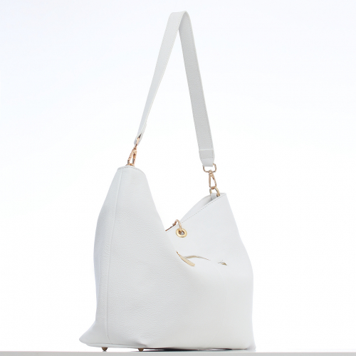Женская кожаная сумка Richet 3166LG 455 Белый
