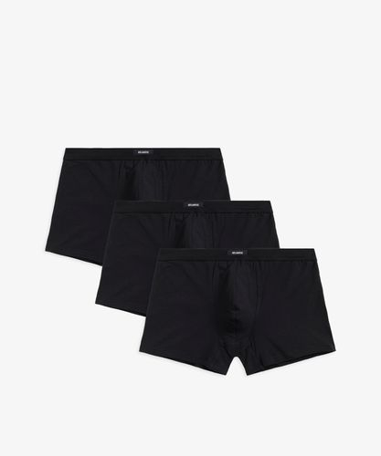 Мужские трусы шорты Atlantic, набор из 3 шт., органический хлопок, черные, 3MH-185