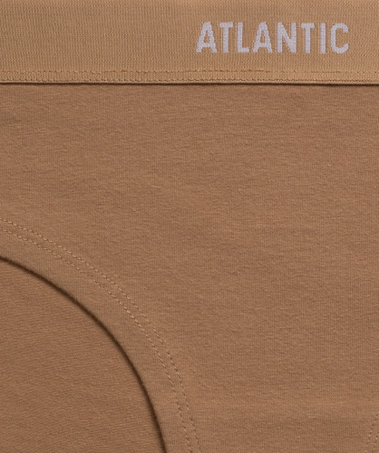 Трусы женские спорт Atlantic, набор из 3 шт., хлопок, светло-розовые + голубые + бежевые, 3LP-215E