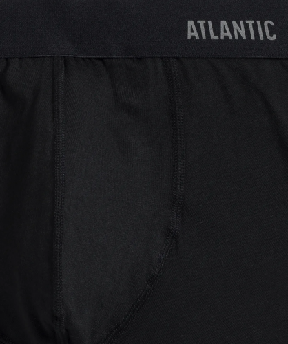 Мужские трусы-шорты Atlantic, 1 шт. в уп., черные, MH-186