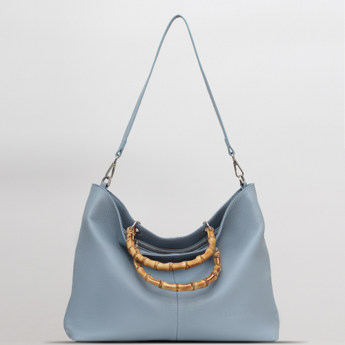Женская кожаная сумка Richet 3166LN 349 голубой