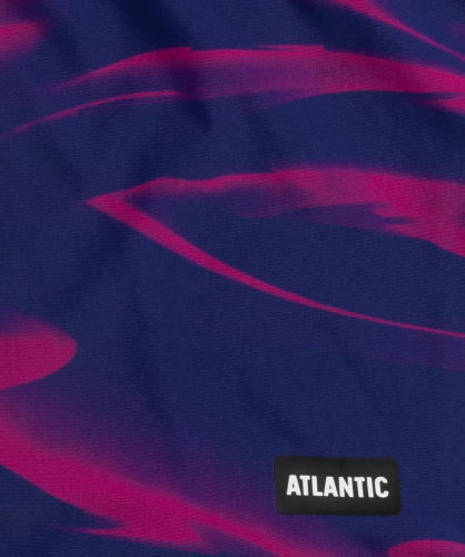 Купальные шорты мужские Atlantic, 1 шт. в уп., полиамид, голубые + розовые, KMS-318