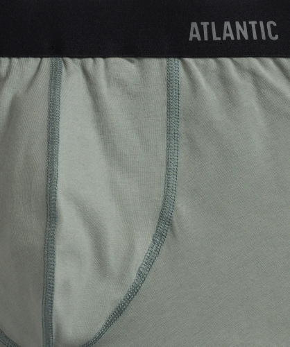 Мужские трусы-шорты Atlantic, 1 шт. в уп., светлый хаки, MH-186