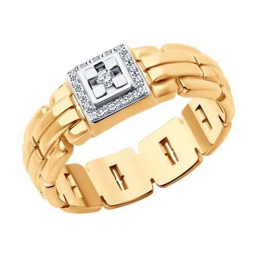 1012613 - Кольцо из золота с бриллиантами