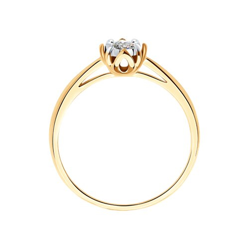 1011068 - Помолвочное кольцо из золота с бриллиантом