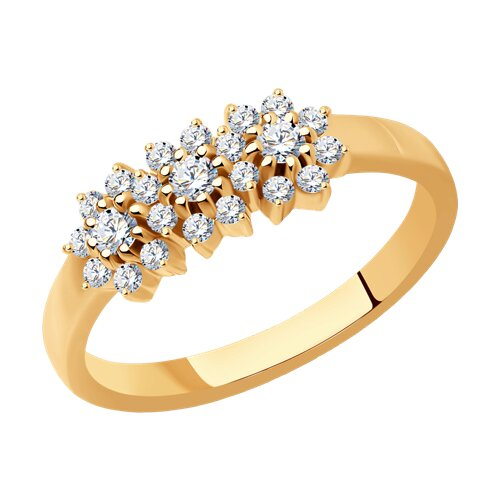 1012318 - Кольцо из золота с бриллиантами