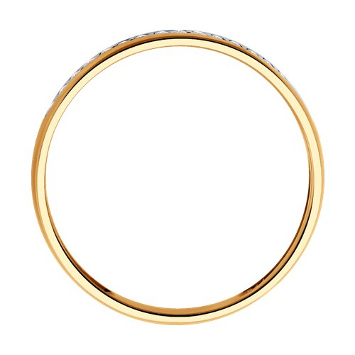 1110211 - Обручальное кольцо из золота с бриллиантами