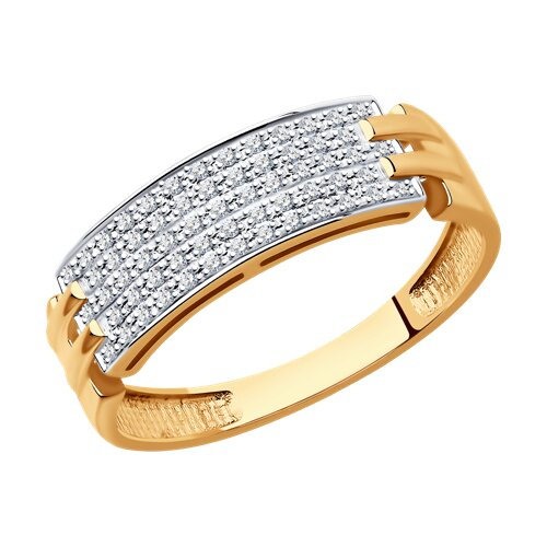 1012325 - Кольцо из золота с бриллиантами
