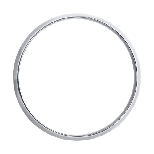 110029-3 - Обручальное кольцо из белого золота