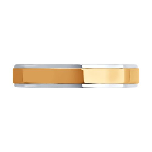 114110-01 - Обручальное кольцо из комбинированного золота