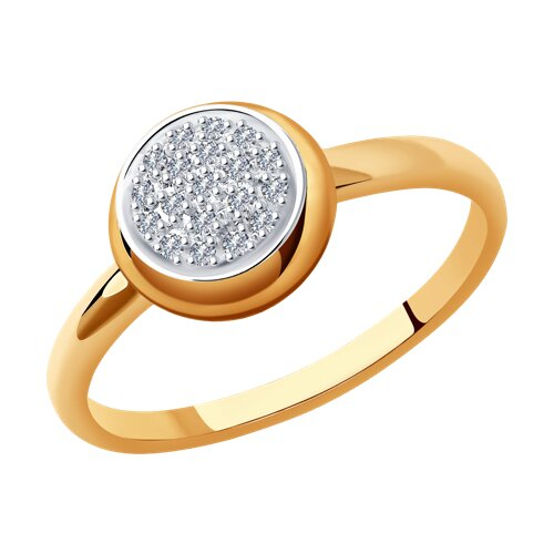 1012108 - Кольцо из золота с бриллиантами