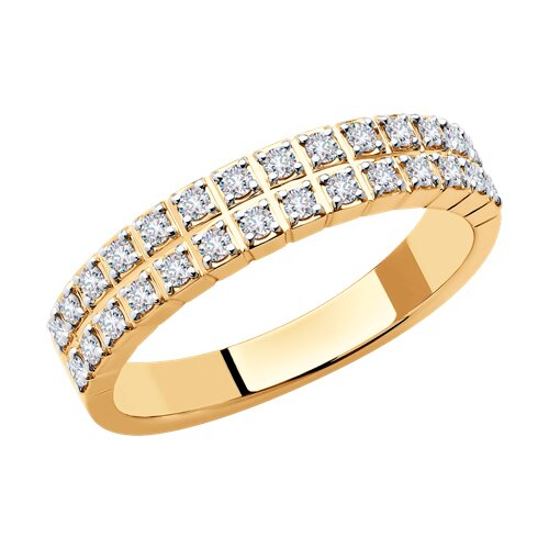 1012078 - Кольцо из золота с бриллиантами