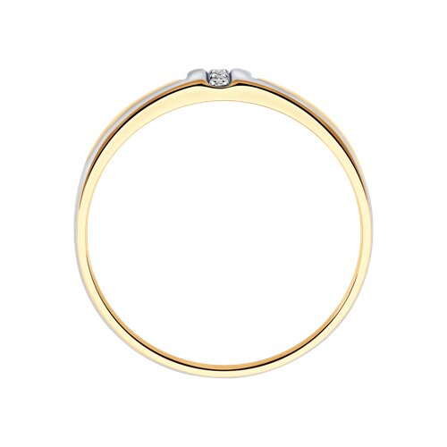 1012004 - Кольцо из золота с бриллиантами