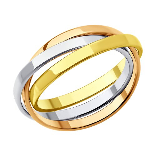 51-111-02232-1 - Кольцо из комбинированного золота