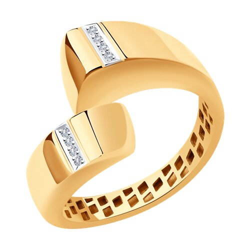 1011960 - Кольцо из золота с бриллиантами